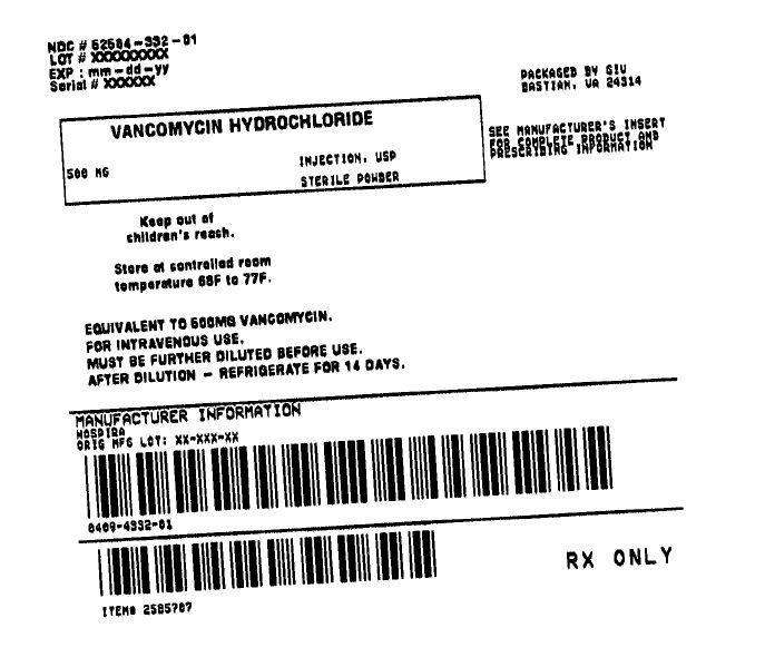 Sterile Vancomycin Hydrochloride