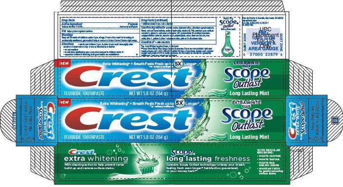 Crest Extra White plus Scope Outlast