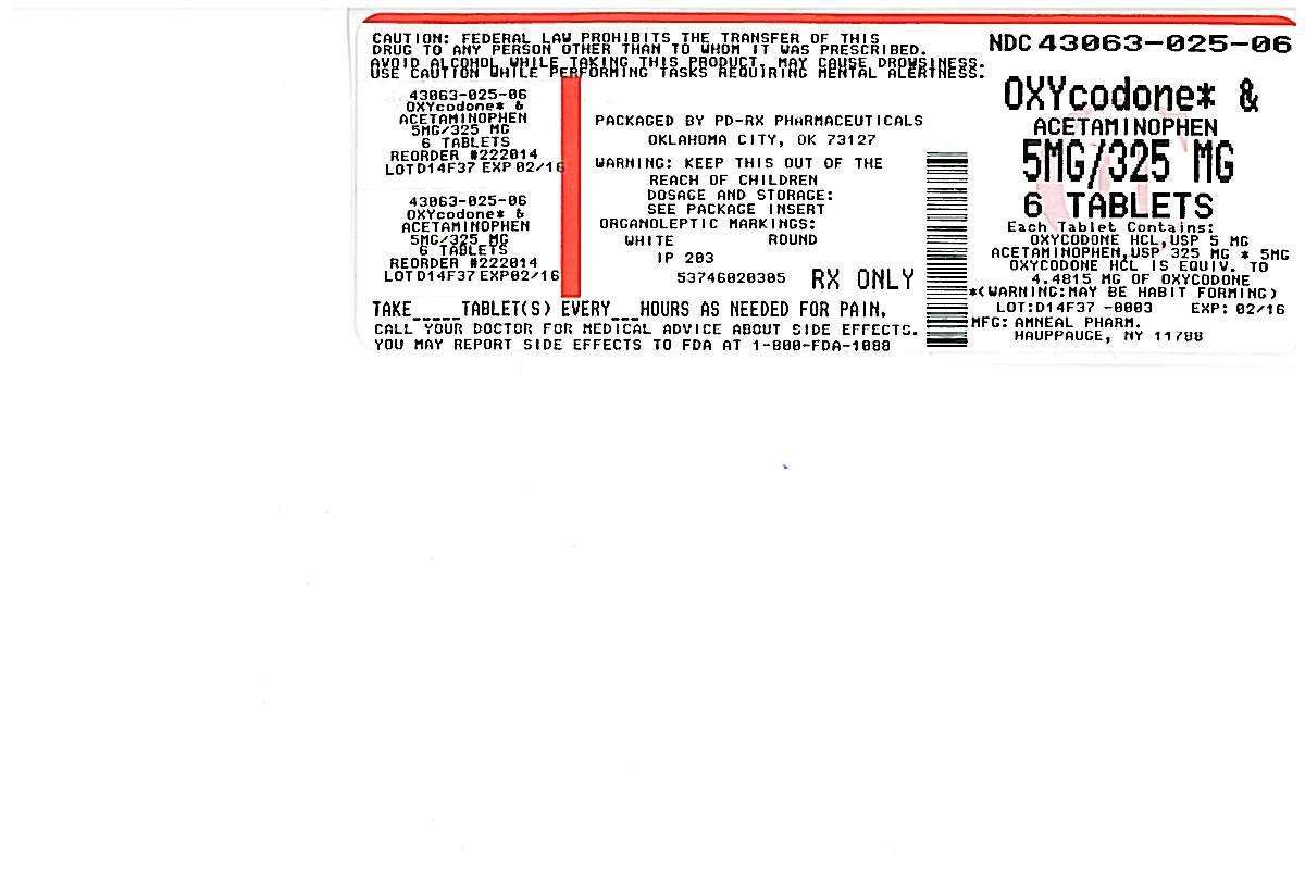 Oxycodone Hydrochloride and Acetaminophen