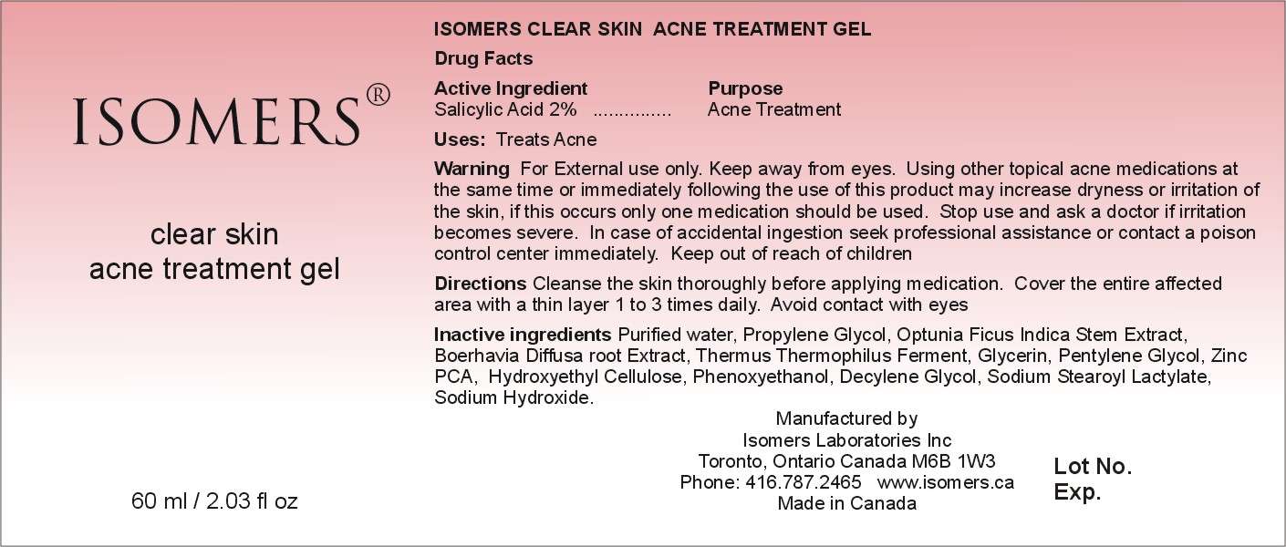 Isomers Clear Skin Acne Treatment Gel