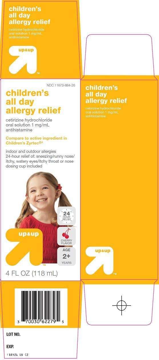 Up and Up childrens all day allergy relief