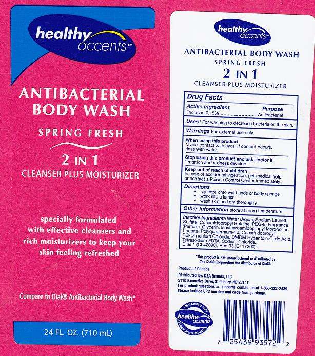 Healthy Accents Antibacterial Body Wash