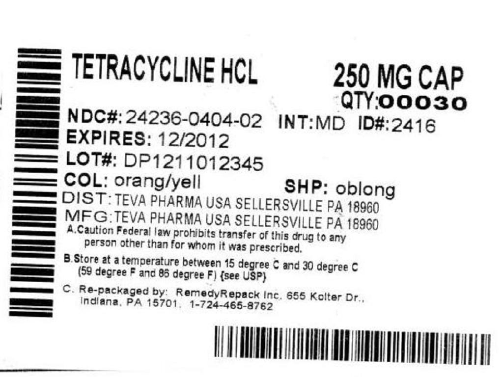 Tetracycline Hydrochloride