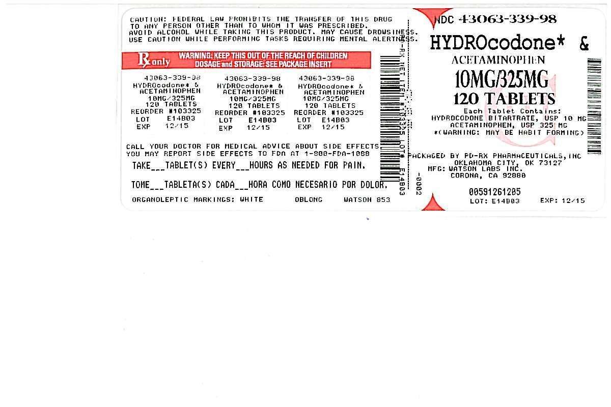 Hydrocodone Bitartrate and Acetaminophen