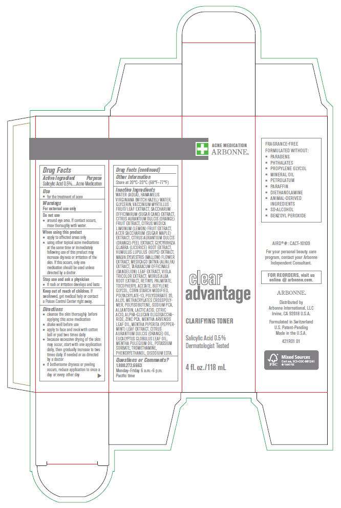 Arbonne Clear Advantage Toner