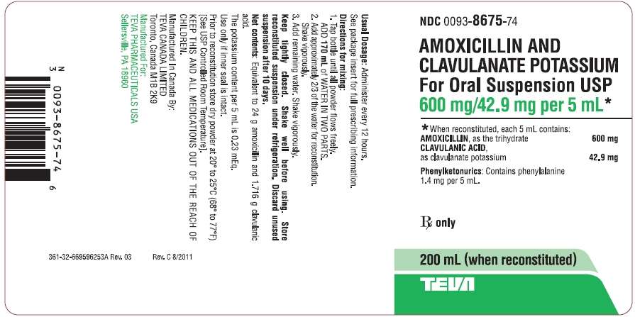 Amoxicillin and Clavulanate Potassium