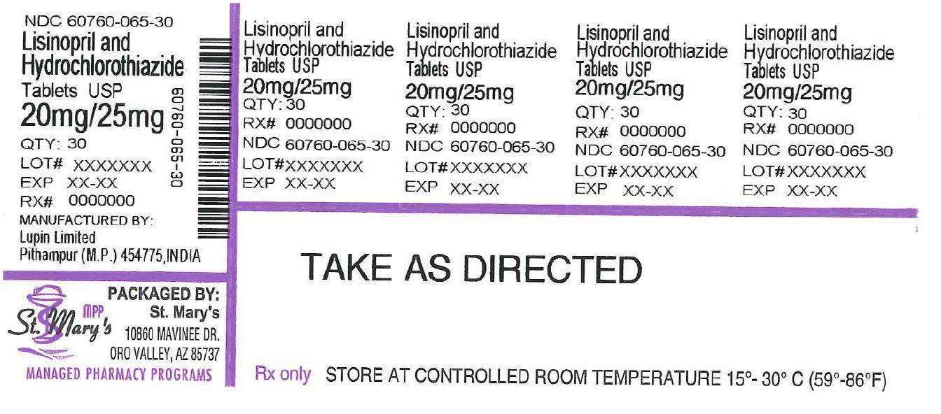 LISINOPRIL AND HYDROCHLOROTHIAZIDE