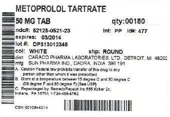 Metoprolol Tartrate