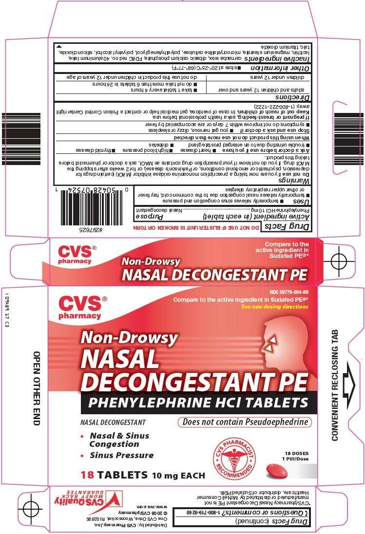 nasal decongestant pe