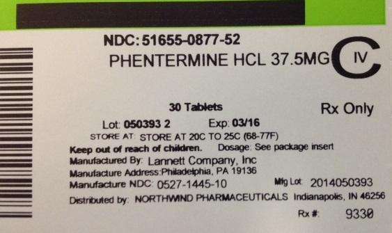 Phentermine hydrochloride