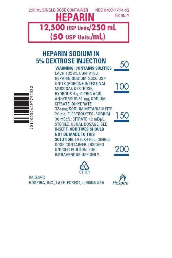 Heparin Sodium and Dextrose