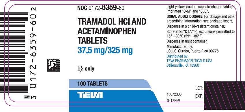 Tramadol Hydrochloride and Acetaminophen