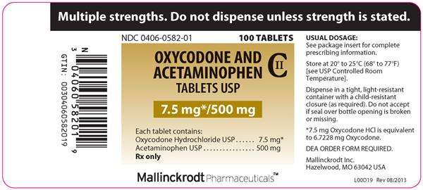 OXYCODONE AND ACETAMINOPHEN