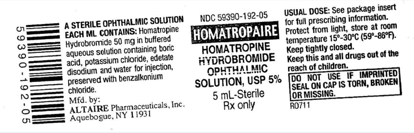 HOMATROPINE HYDROBROMIDE OPHTHALMIC