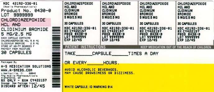 Chlordiazepoxide Hydrochloride And Clidinium Bromide