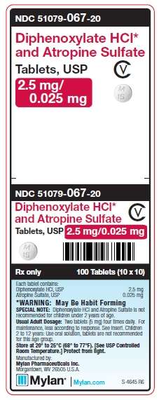 Diphenoxylate Hydrochloride and Atropine Sulfate