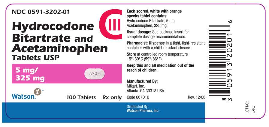 Hydrocodone Bitartate and Acetaminophen