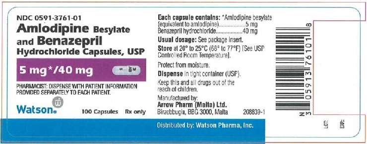 Amlodipine Besylate and Benazepril Hydrochloride