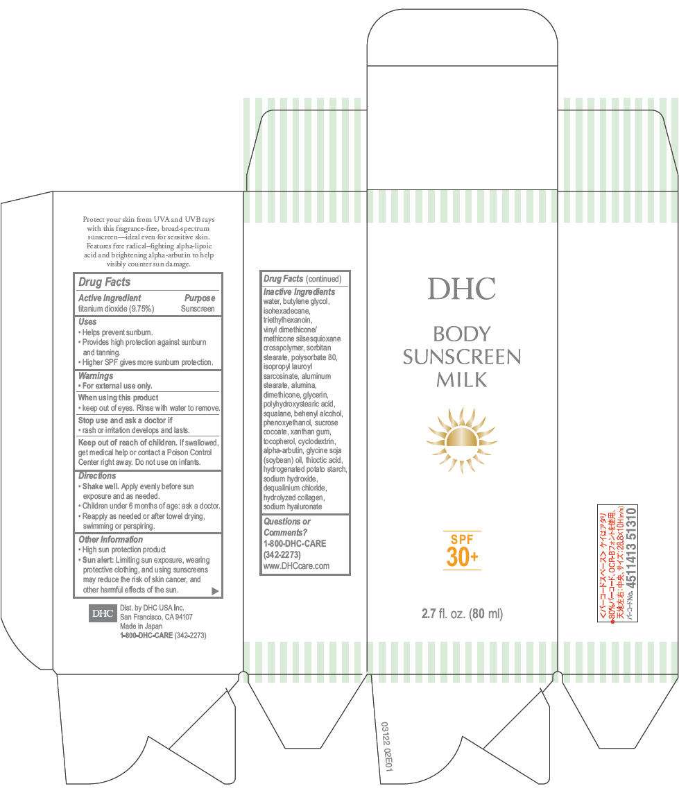 DHC Body Sunscreen Milk