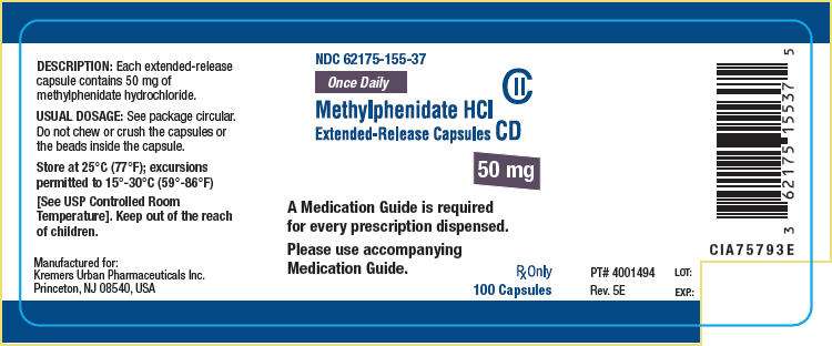 methylphenidate hydrochloride CD