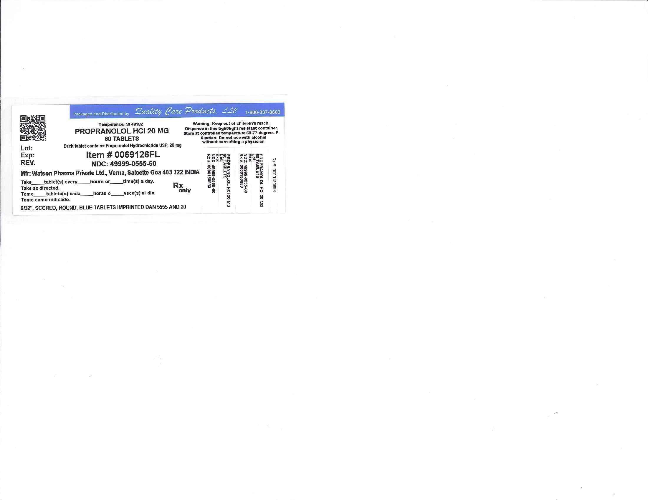 Propranolol Hydrochloride