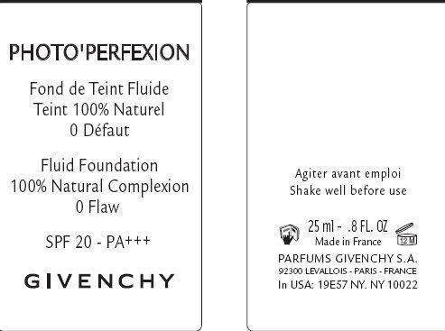 Givenchy Photo Perfexion Fluid Foundation SPF 20 106 Perfect Pecan