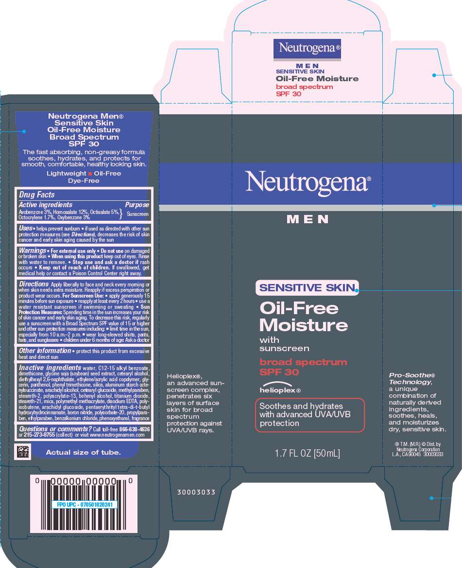Neutrogena Men Sensitive Skin Oil Free Moisture