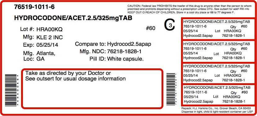 Hydrocodone Bitartate and Acetaminophen