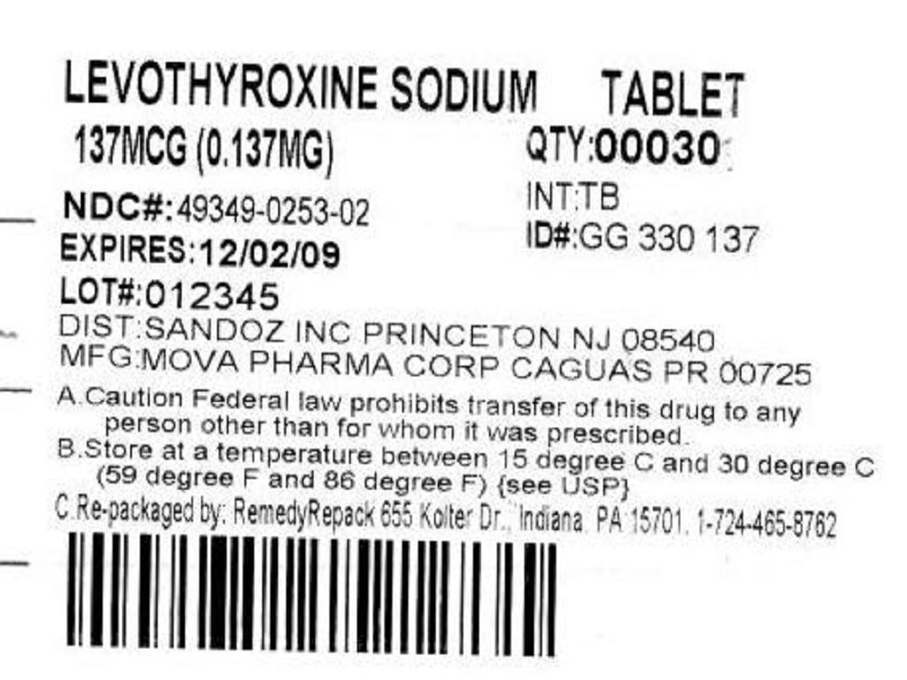 Levothyroxine Sodium