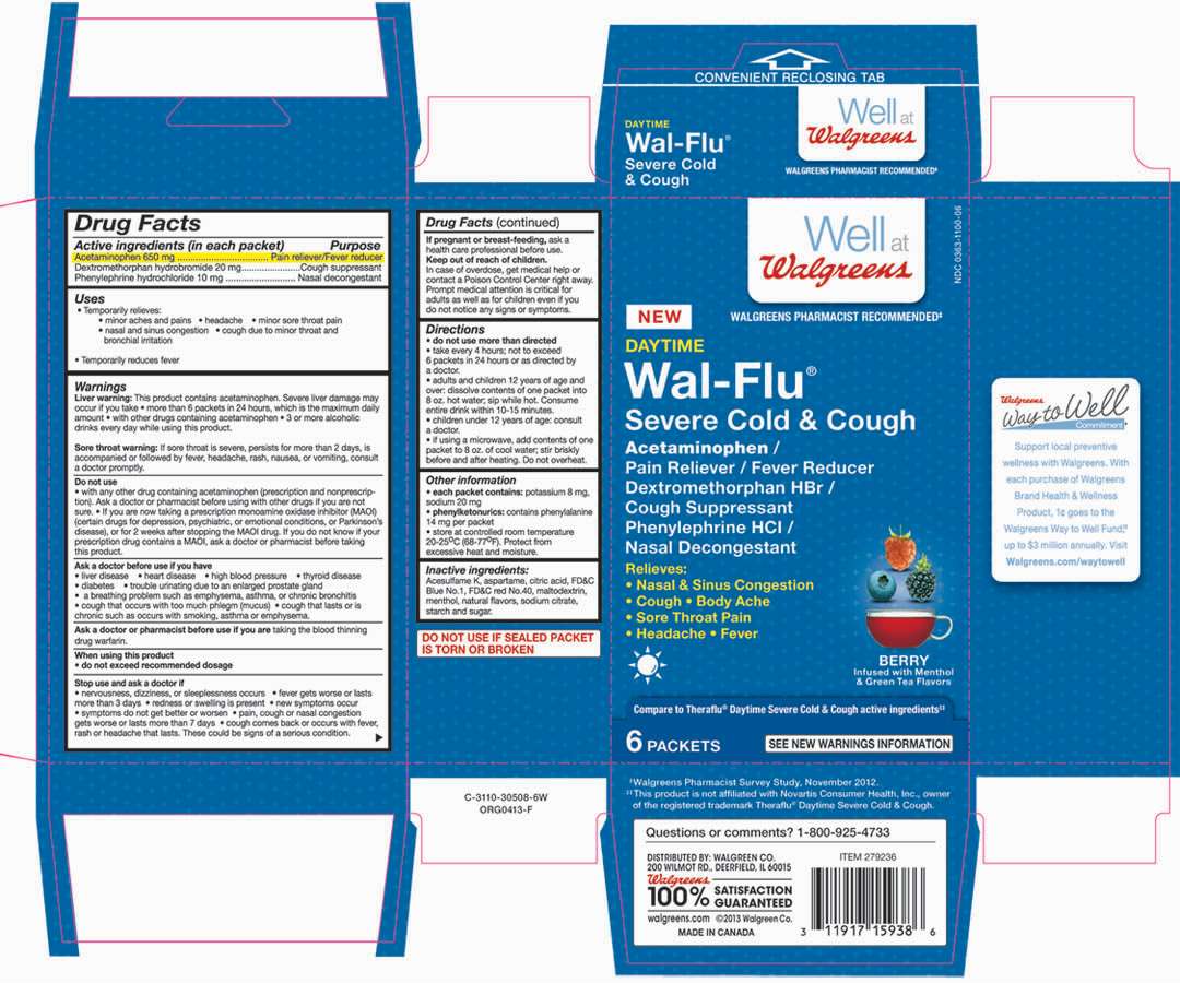 Walgreens Daytime Wal-Flu Severe Cold and Cough