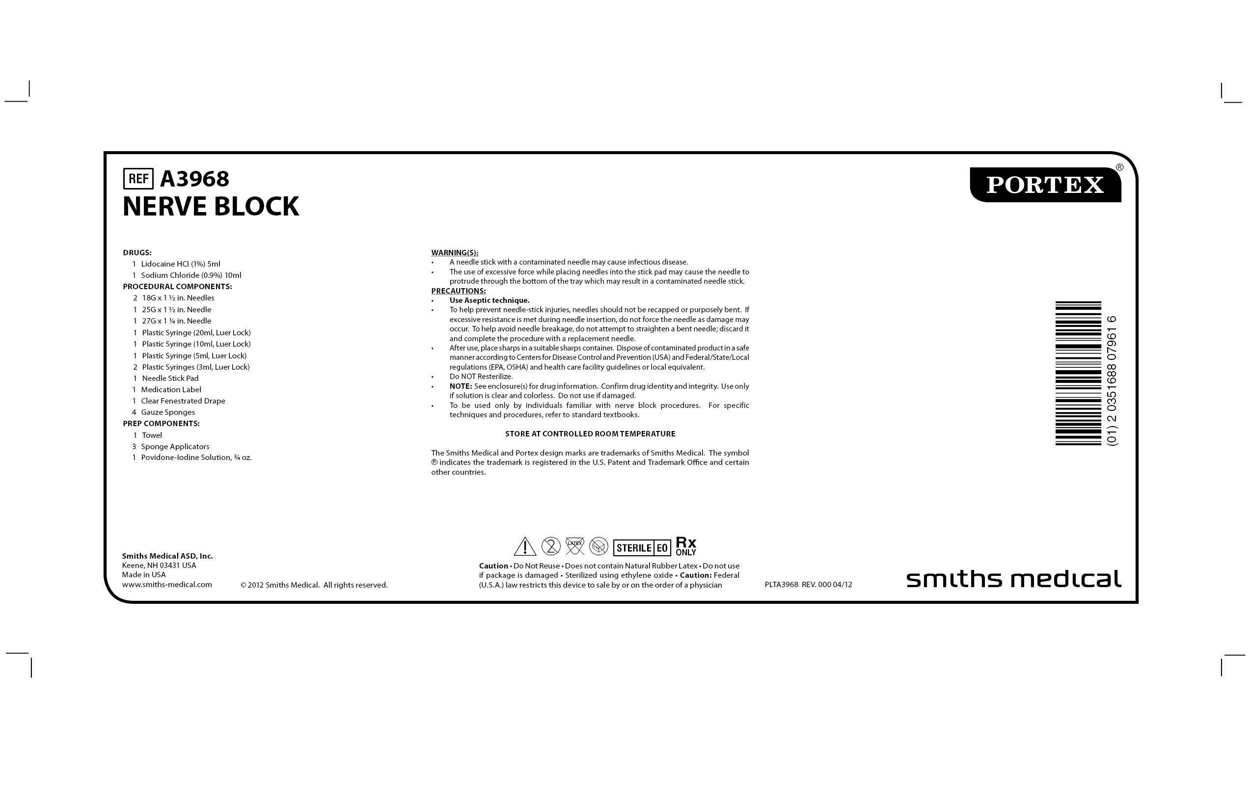 A3968 NERVE BLOCK