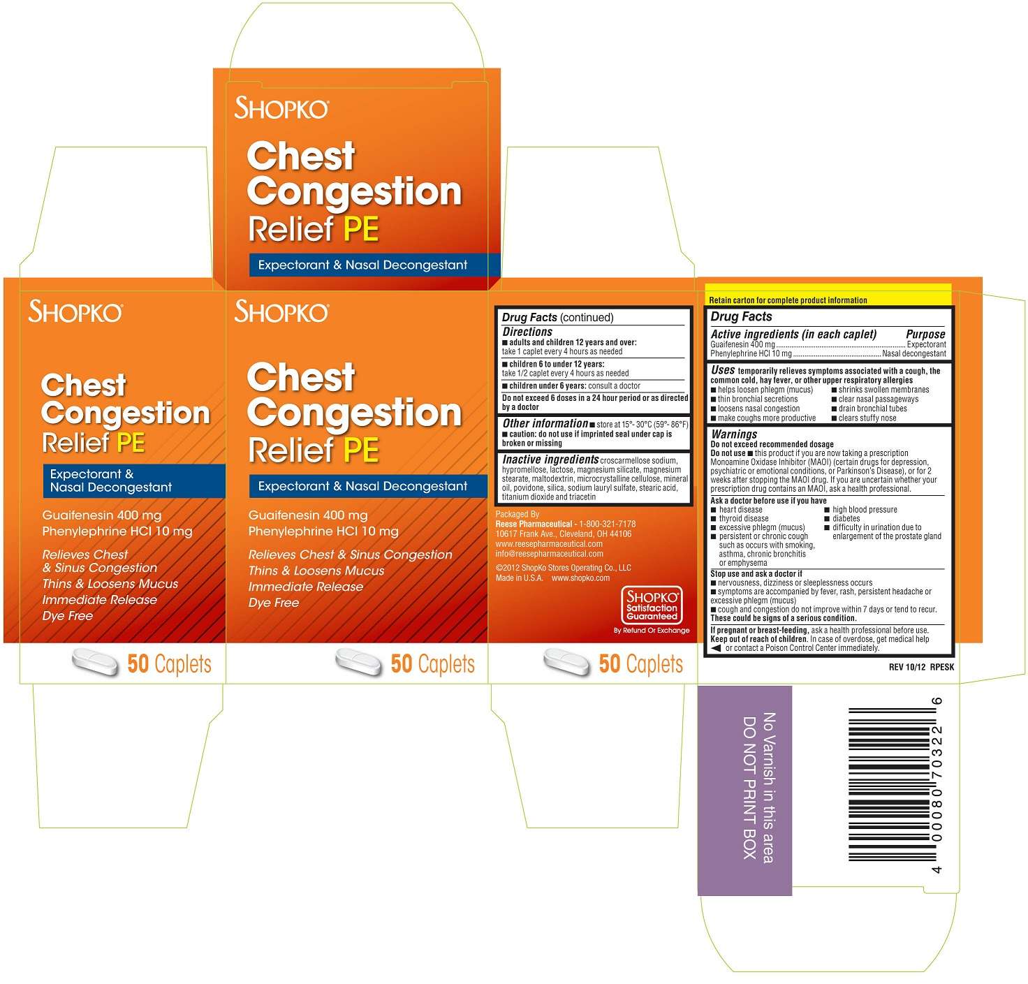 Skopko Chest Congestion Relief PE