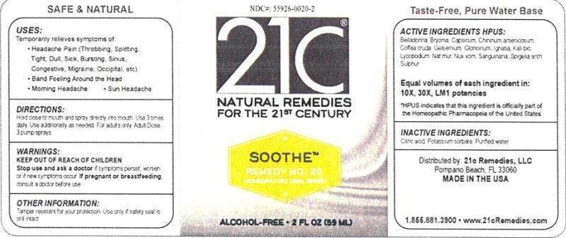 Soothe Remedy No. 20