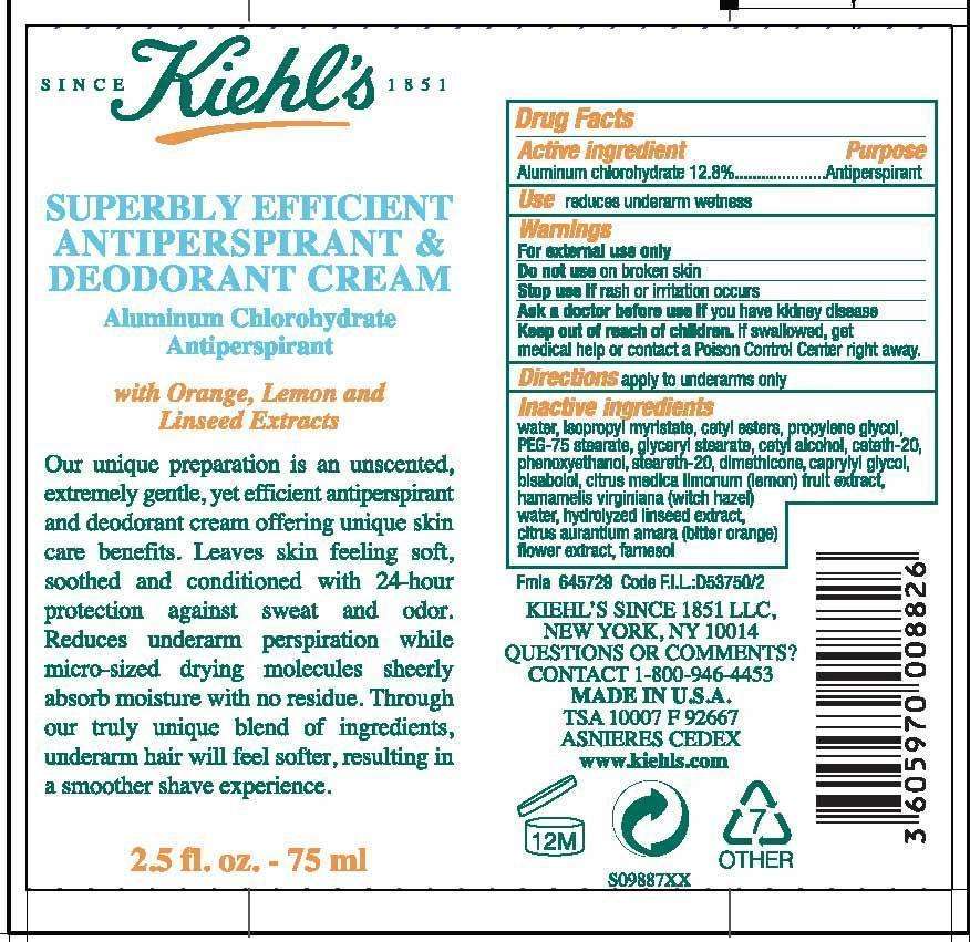 Kiehls Since 1851 Superbly Efficient Antiperspirant and Deodorant