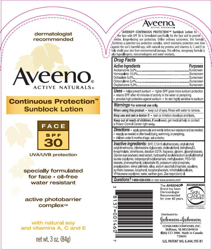 Aveeno Continuous Protection