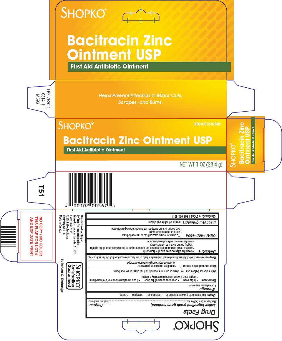 Shopko Bacitracin Zinc