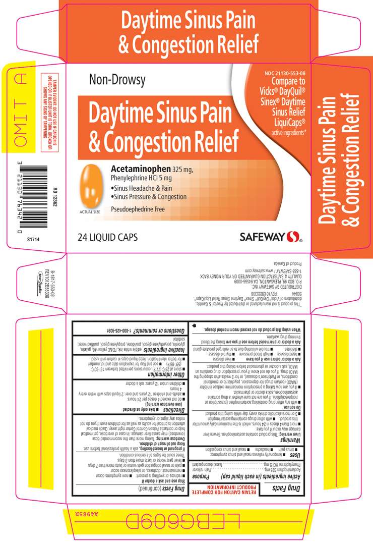 Daytime Sinus Pain and Congestion Relief