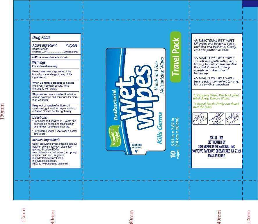 Antibacterial Wet Wipes