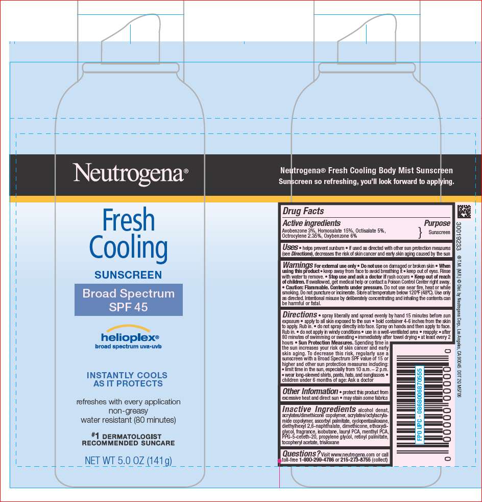 Neutrogena Fresh Cooling Sunscreen