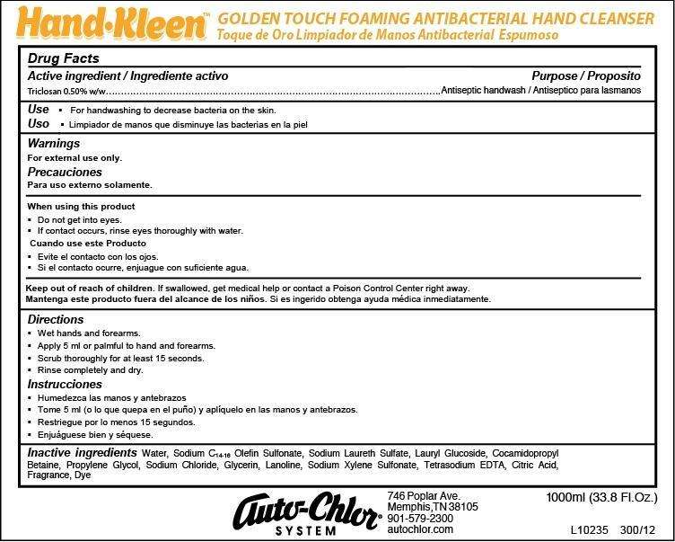 Hand Kleen Golden Touch Antibacterial Hand Cleanser