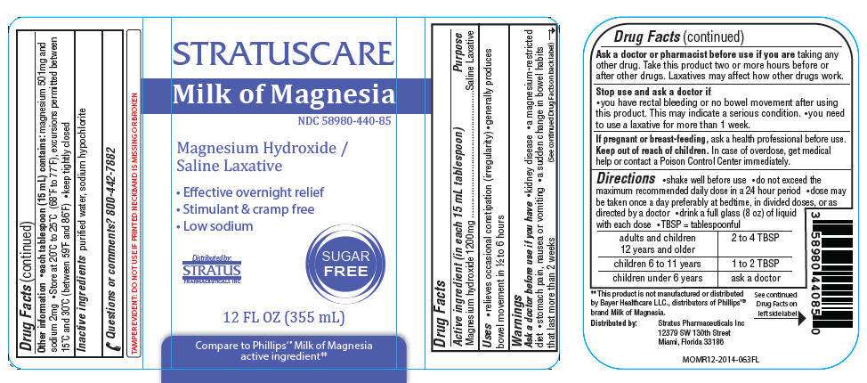 Stratuscare Milk of Magnesia Sugar Free