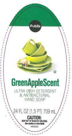 Publix UltraDish Detergent Green Apple Scent