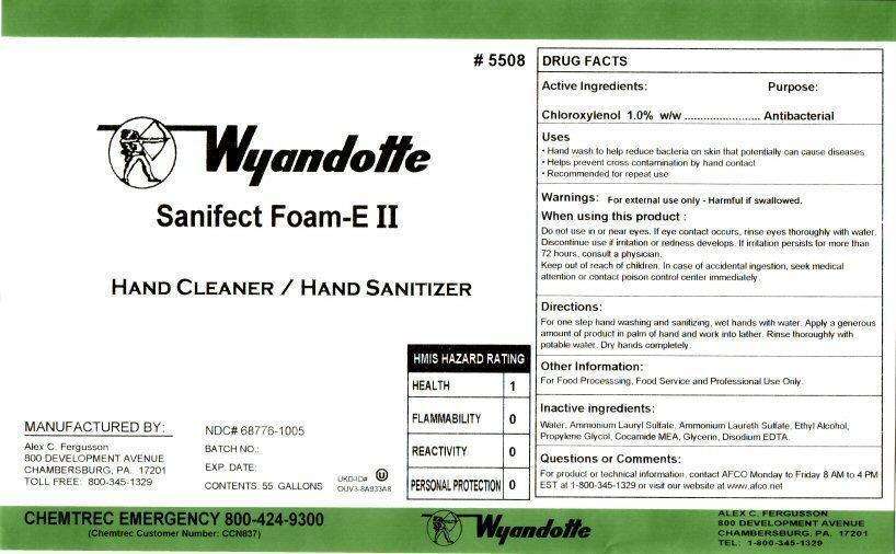 WYANDOTTE SANIFECT FOAM-E II