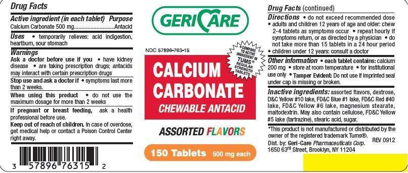 CALCIUM CARBONATE CHEWABLE ANTACID