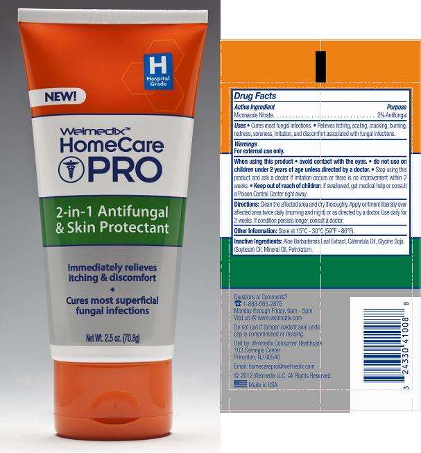 Welmedix HomeCare PRO 2-in-1 Antifungal and Skin Protectant