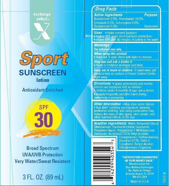 Exchange Select Sport Sunscreen