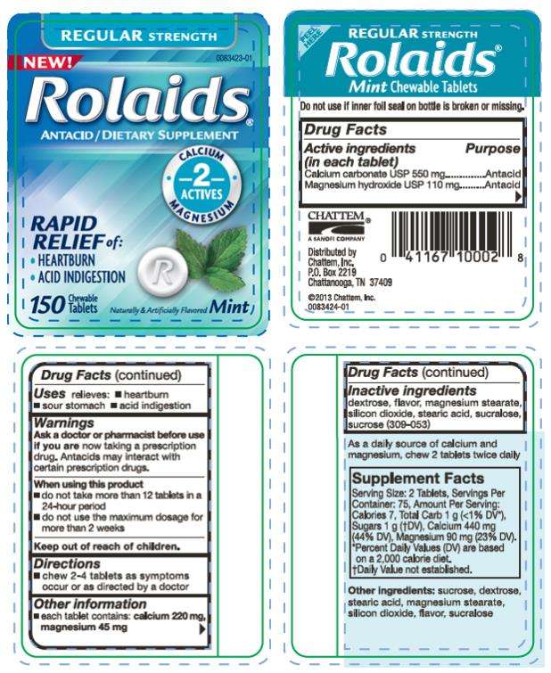 Rolaids Regular Strength Mint