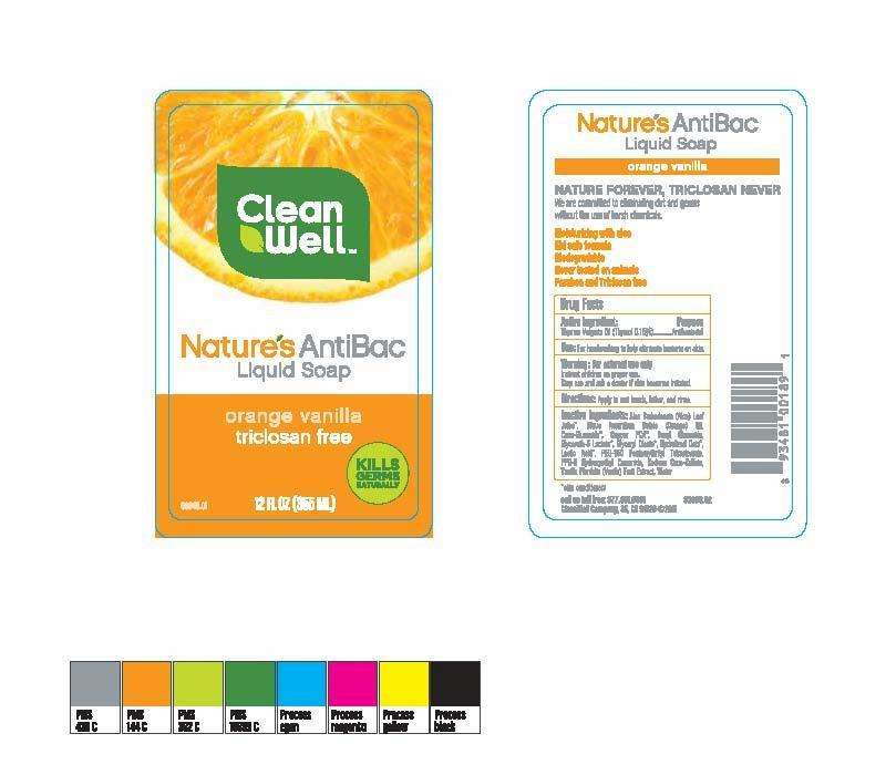 Natures Antibac Orange Vanilla