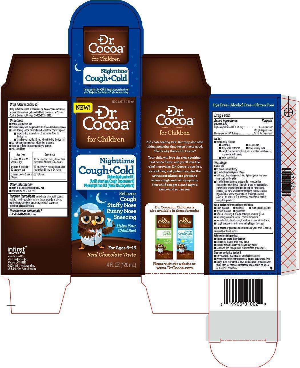 Dr. Cocoa Nighttime Cough and Cold