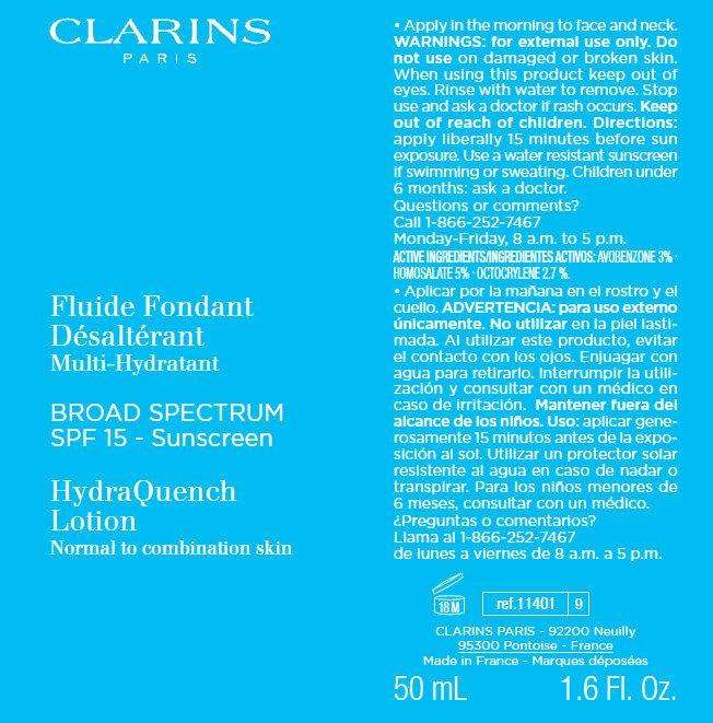 CLARINS HydraQuench Normal to Combination Skin Broad Spectrum SPF 15 Sunscreen